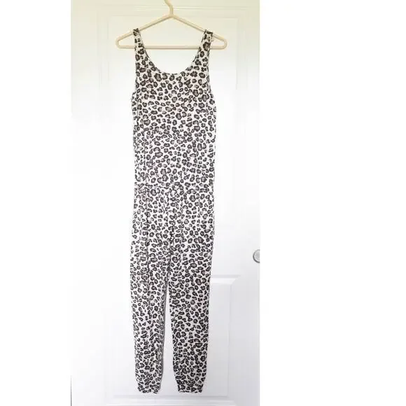 Monrow Anthropologie Leopard One Piece Jumper Size Medium